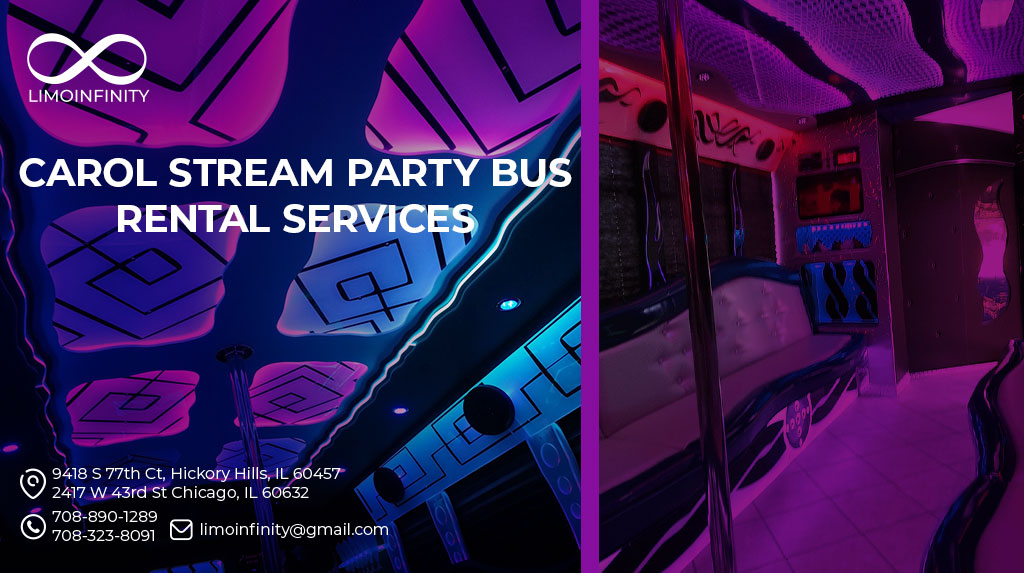 Carol Stream Party Bus Rental Services