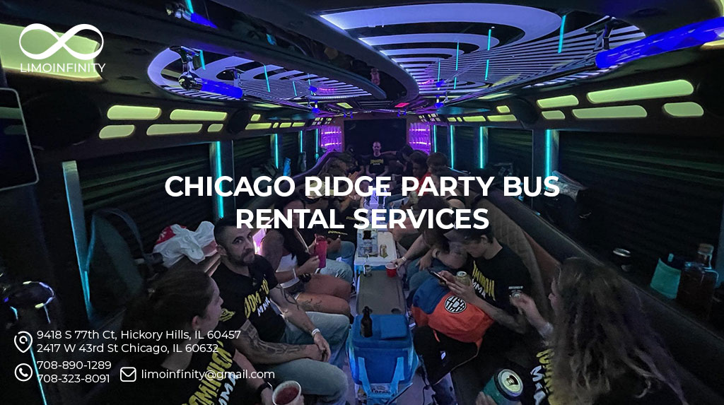 Chicago Ridge Party Bus Rental Services